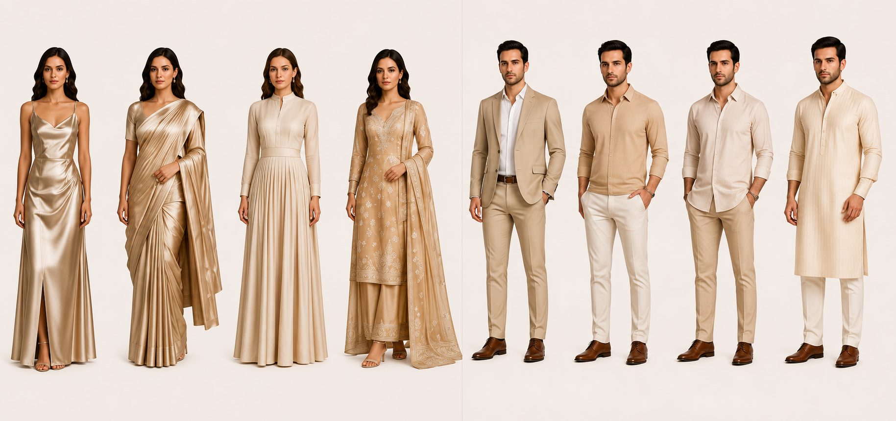 Outfit-inspiratie Champagne